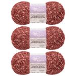 Пряжа Люблю вязать Морошка / уп.3 мот. по 100 г, 175 м, 180 темно-красный