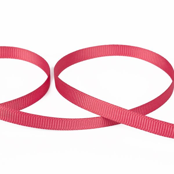 Лента репсовая (в рубчик) 6.0 мм / 45.5 метра, 049 св.красный, Gamma GR-06