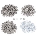 Кнопка рубашечная (джерси) открытая ⌀9.5 мм, ≈144 шт, МЕТАЛЛ, эмаль, 101 белый, NEW STAR