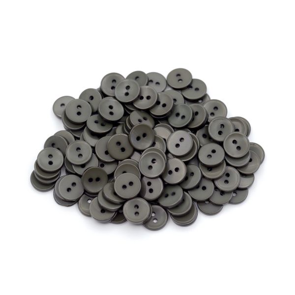 Пуговицы 2 прокола 18L, 11 мм, (Green2 (зеленый2)), NE74, 144 шт