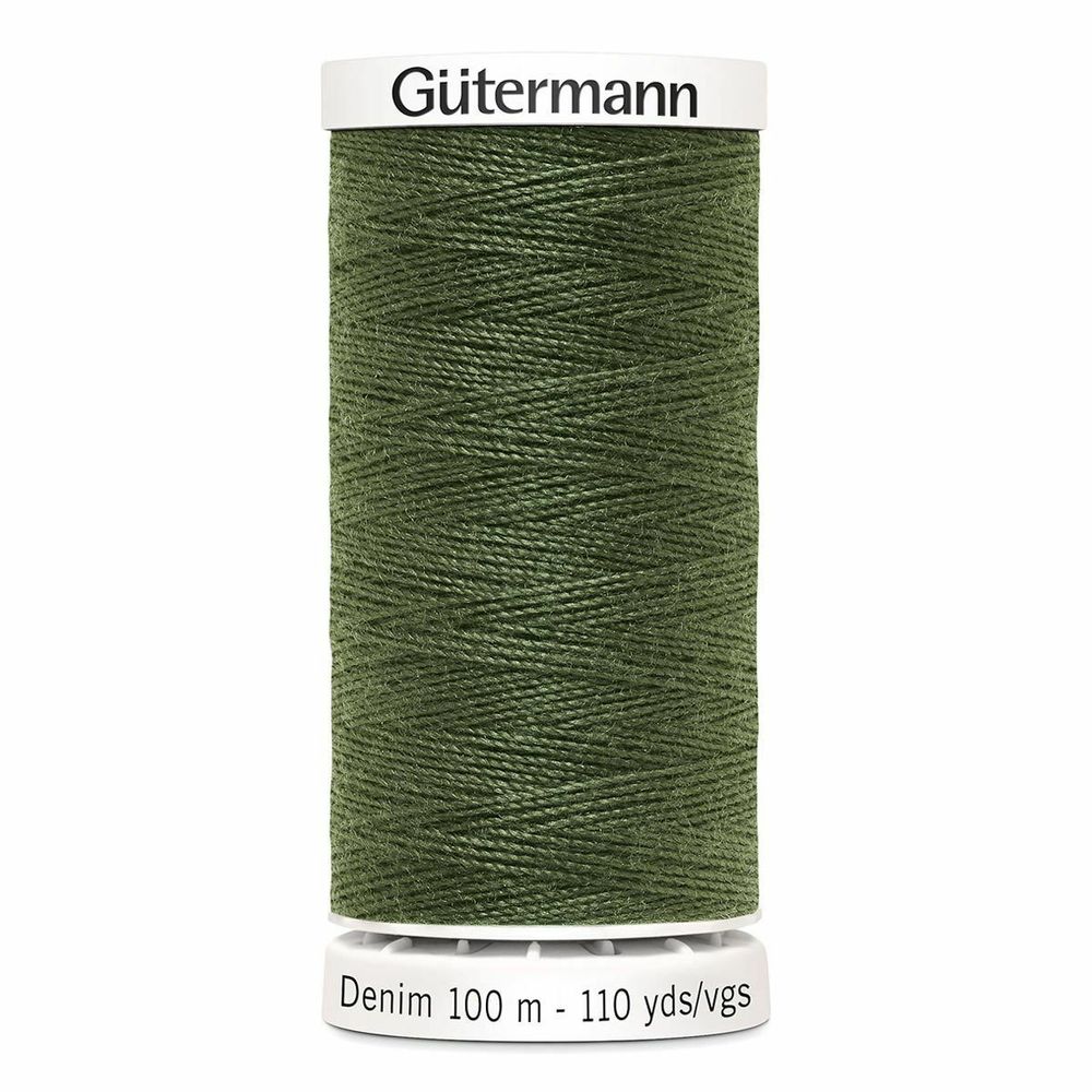 Нитки для джинсовых тканей Gutermann Denim 50, 100м, 9250, 5 катушек