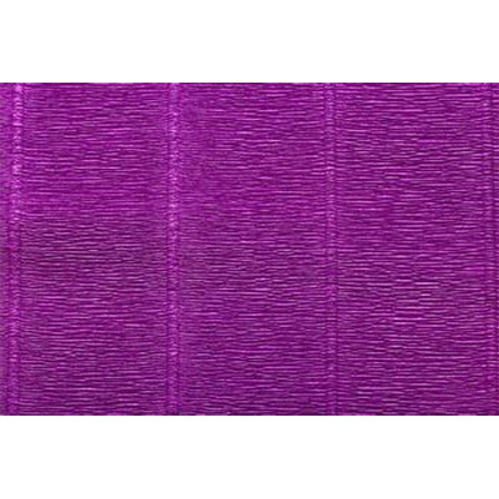 Бумага гофрированная (креповая) 180 г/м², 50 см / 2.5 метра, 593 фиолетовый, Blumentag GOF-180