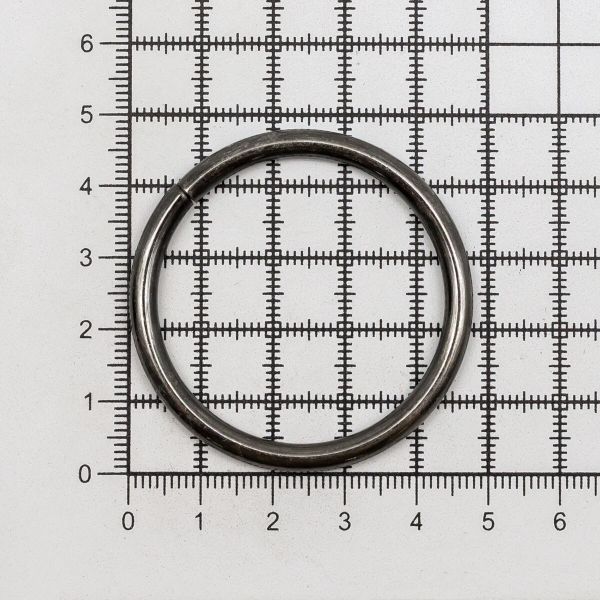 Кольцо разъемное металл in ⌀40 мм (44 мм внешн.), чер.никель, 100 шт