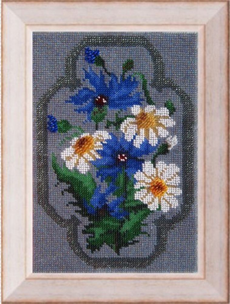Вышивальная мозаика, Полевые Цветы. 16х24 см