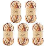Пряжа Alize (Ализе) Wooltime / уп.5 мот. по 100 г, 200 м, 11022 секционный