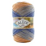 Пряжа Alize (Ализе) Burcum Batik / уп.5 мот. по 100 г, 210м, 7914 секционный