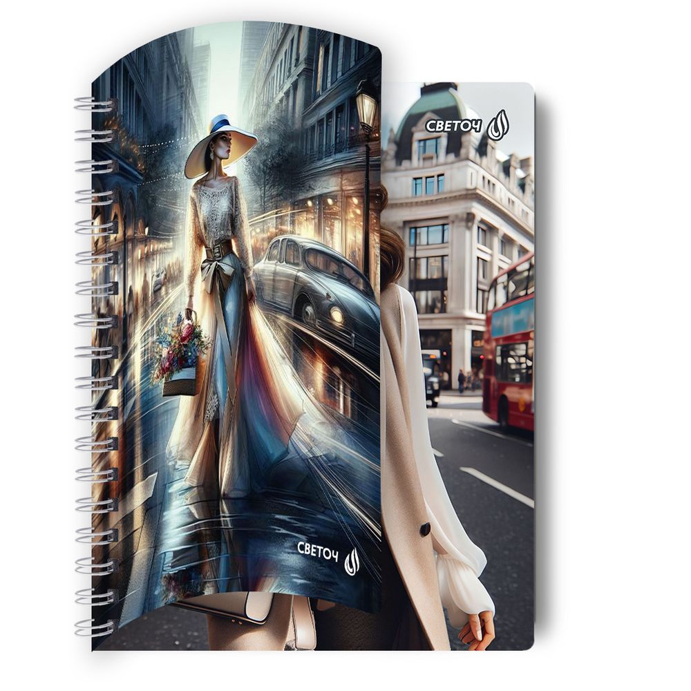 Тетрадь ученическая общая с двойной обложкой, A5 96 л. на гребне 65 г/м², белизна 100 %, 4 шт, клетка, 01210 МИКС - Супер - ассорти, Светоч Т118