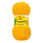 Пряжа Камтекс Бамбино / уп.10 мот. по 50 г, 150 м, цв.104 желтый