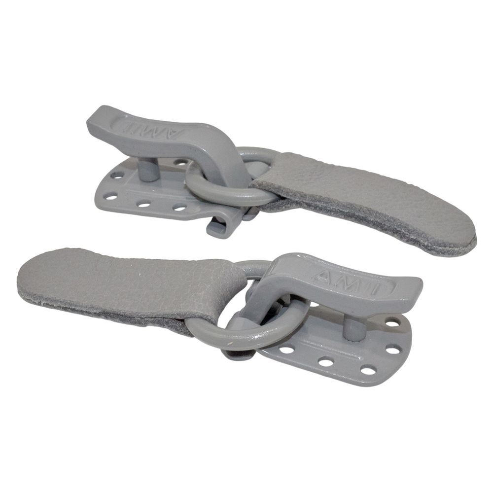 Крючок шубный Amii 50 мм, RAL 7037, 50 шт, серый