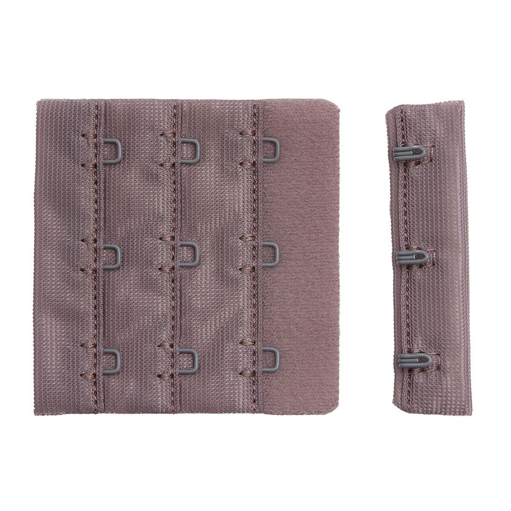 Застежки для бюстгальтера текстильные 3х3, 57 мм, 1645 шиншилла, 2587, 25 шт, Arta