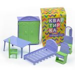 Миниатюра кукольная: Набор мебели ПМ.22180 "Квартирка"
