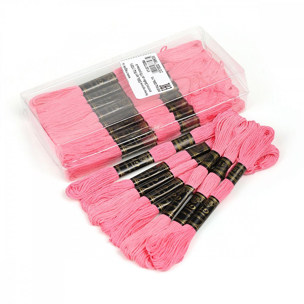 Мулине Ideal ТВ, 24 мотка по 8 метров, цв. 115 розовый