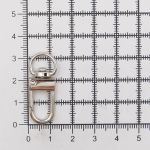 Карабин металл 10.0 мм (34х12 мм), никель, ГД15089, 10 шт