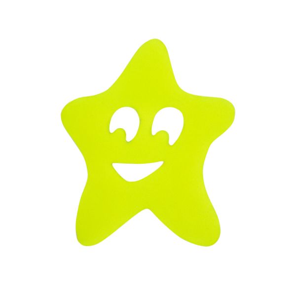 Термоаппликация BLITZ светоотражающая цветная №7, 10 шт, Звездочка 4.5x5 см