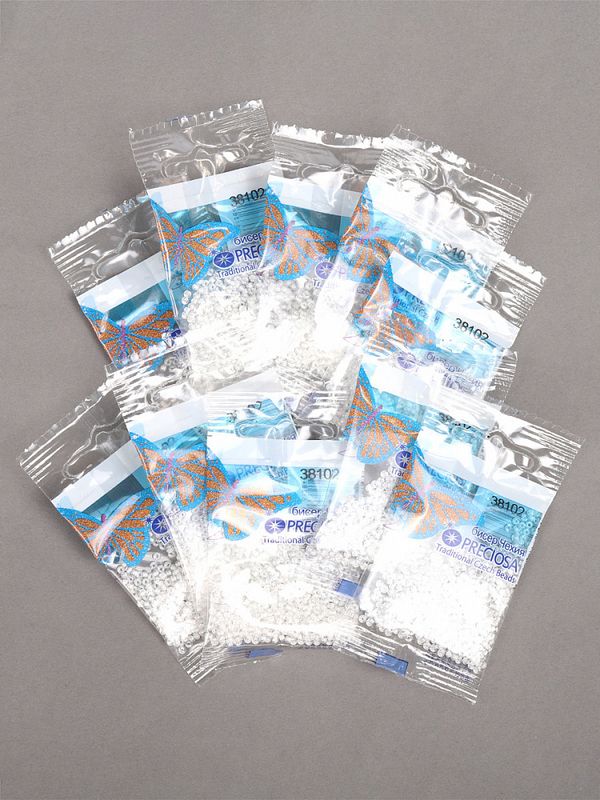 Бисер Preciosa 10/0 (2.3 мм), 50 г (10х5 г), цв. 38102