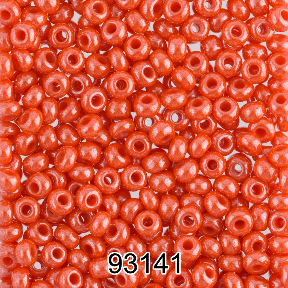 Бисер Preciosa круглый 10/0, 2.3 мм, 500 г, 93141 (Ф470) оранжевый