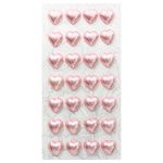 Декоративные наклейки "Жемчуг", 12 мм, Астра, Z42 пыльная роза, 5 шт