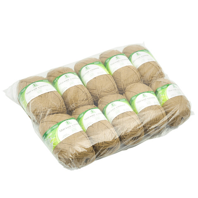 Пряжа Камтекс Мягкий хлопок / уп.10 мот. по 100 г, 220 м, 005 бежевый