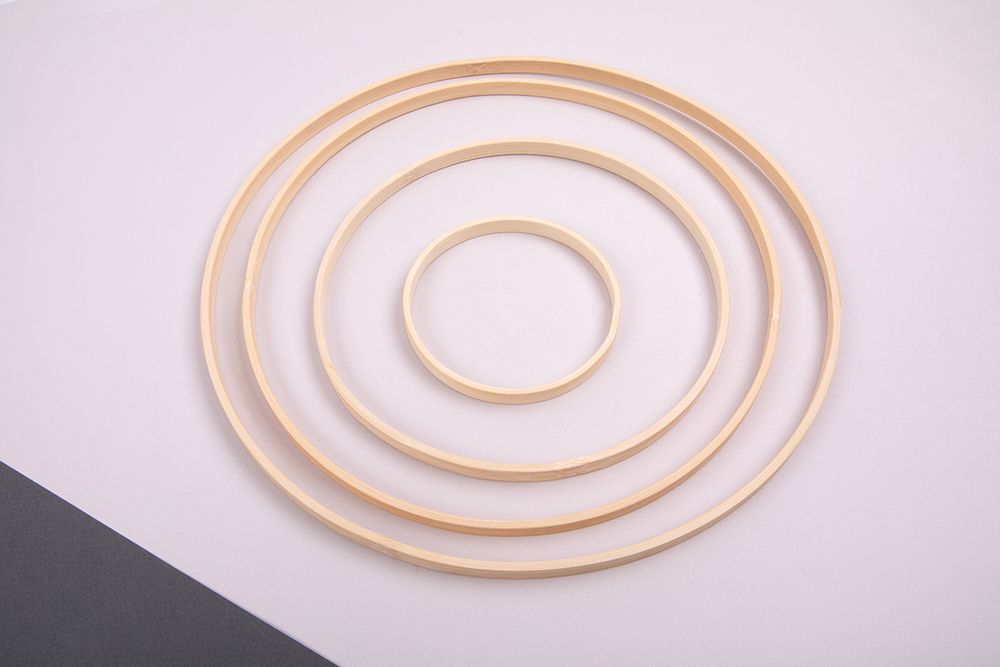 Кольцо для макраме бамбук ⌀100 мм, Gamma RKW-010