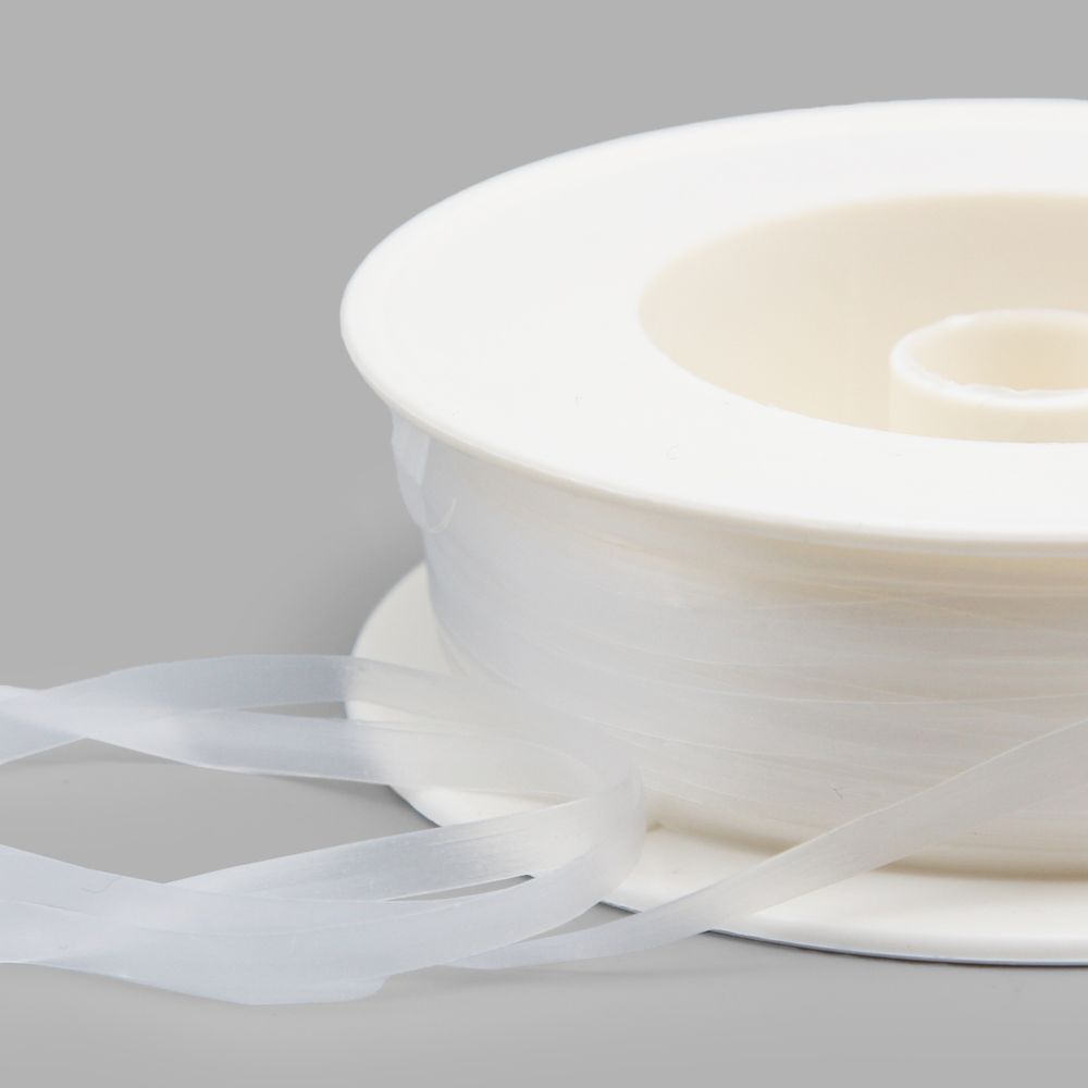 Резинка силиконовая (лента) 4.0 мм / 100 метров, плоская TPU