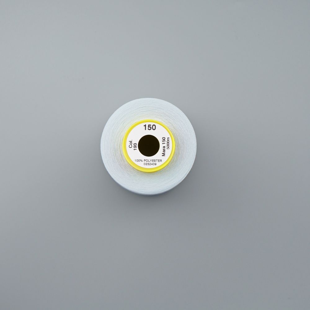 Нитка особо тонкая Gutermann Mara №150 (150/2), 5000 м, 713961, цв. 193 иней, 1 катушка