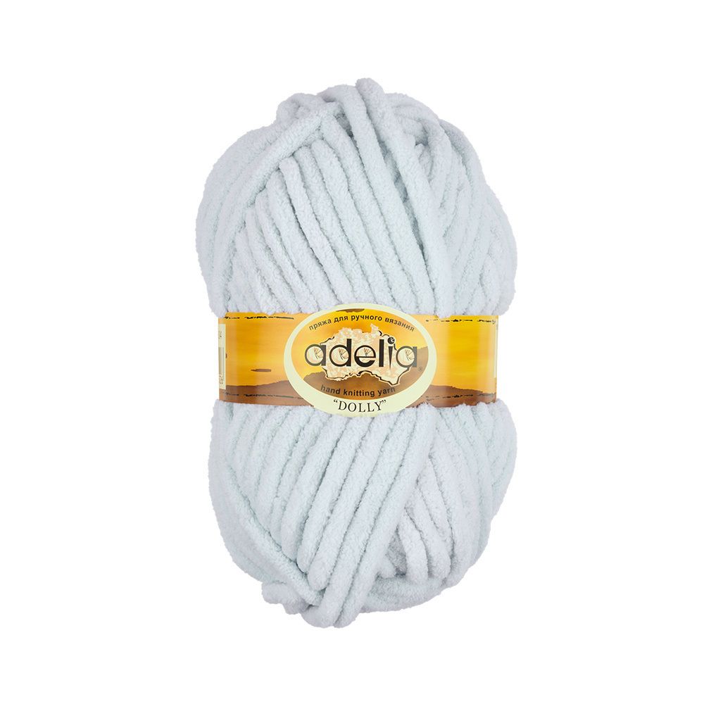 Пряжа Adelia Dolly / уп.5 мот. по 100г, 40м, 04 св.голубой