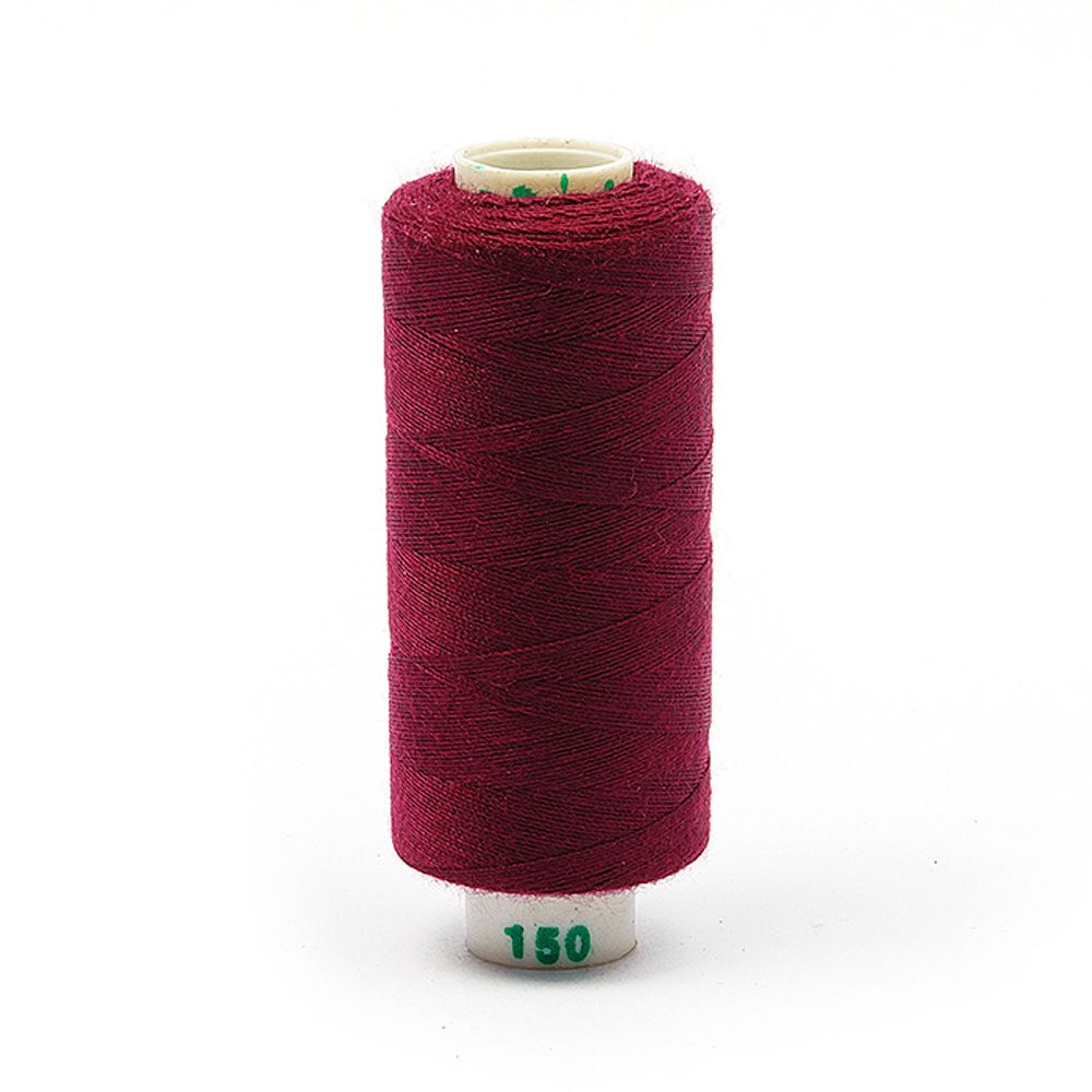 Нитки швейные бытовые Dor Tak 40/2, 366 м / 10 кат., 150 бордовый