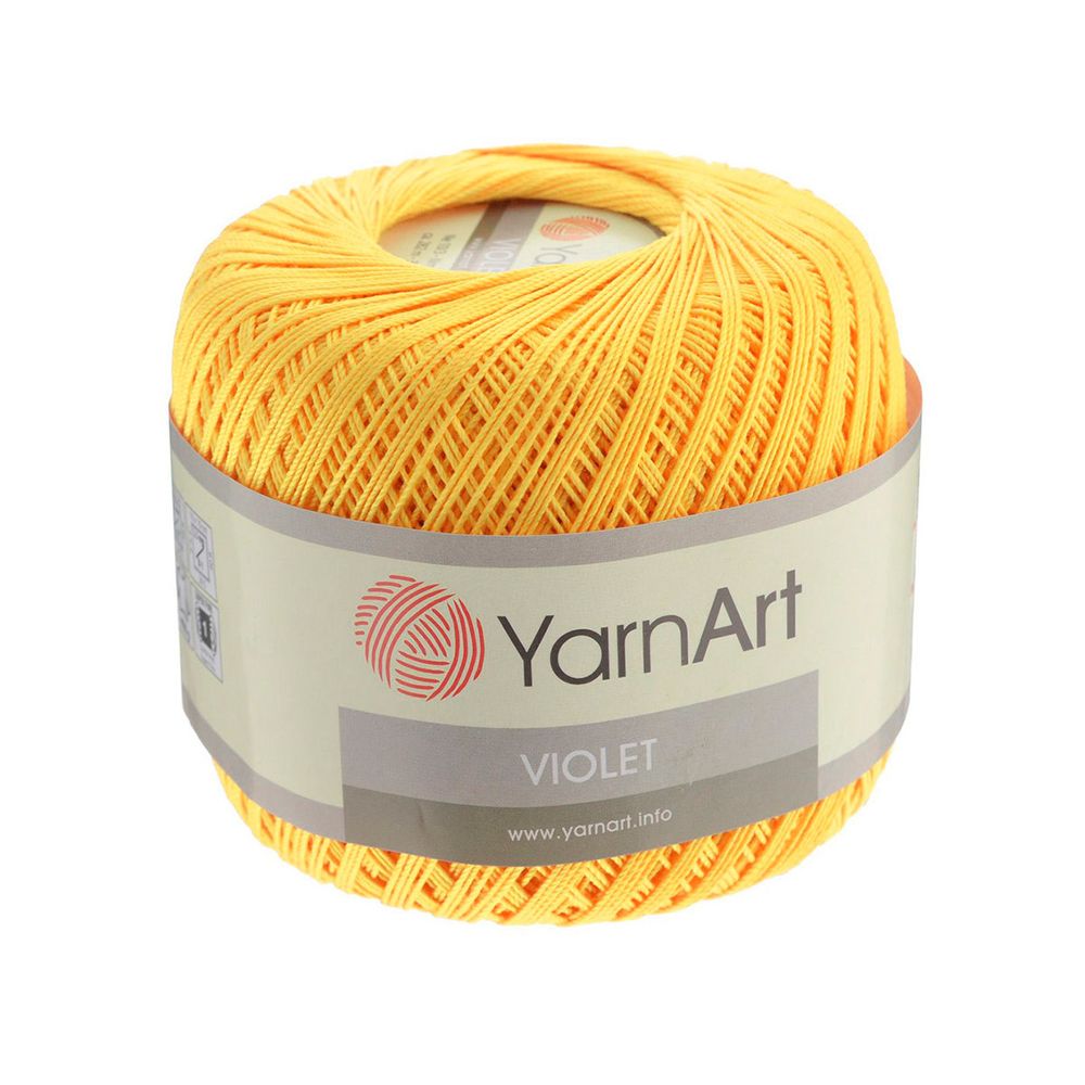 Пряжа YarnArt (ЯрнАрт) Violet / уп.6 мот. по 50 г, 282м, 4653 желтый Пряжа YarnArt (ЯрнАрт) Violet / уп.6 мот. по 50 г, 282м, 4653 желтый