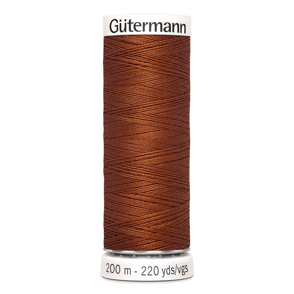 Нитки универсальные Gutermann Sew-all, 200м, 934 коричнево-терракотовый, 1 катушка