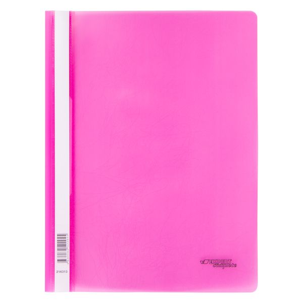 Папка-скоросшиватель A4 140/180 мкм волокно, 20 шт, розовый 216313, Expert Complete
