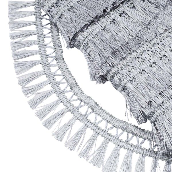 Бахрома отделочная 50.0 мм / 25 метров, 154 светло-серый, 0390-0040, T-04