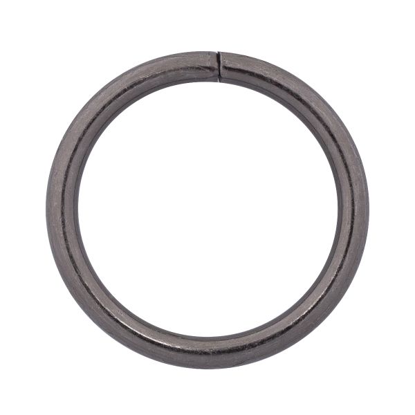 Кольцо разъемное металл in ⌀15 (19 мм внешн.), чер.никель, 100 шт