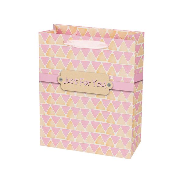 Подарочный пакет 210 г/м², 26х32х12 см, 12 шт, 06 геометрия, Stilerra BRVM