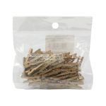 Прищепки цветные 2,5см (золото), 50 шт