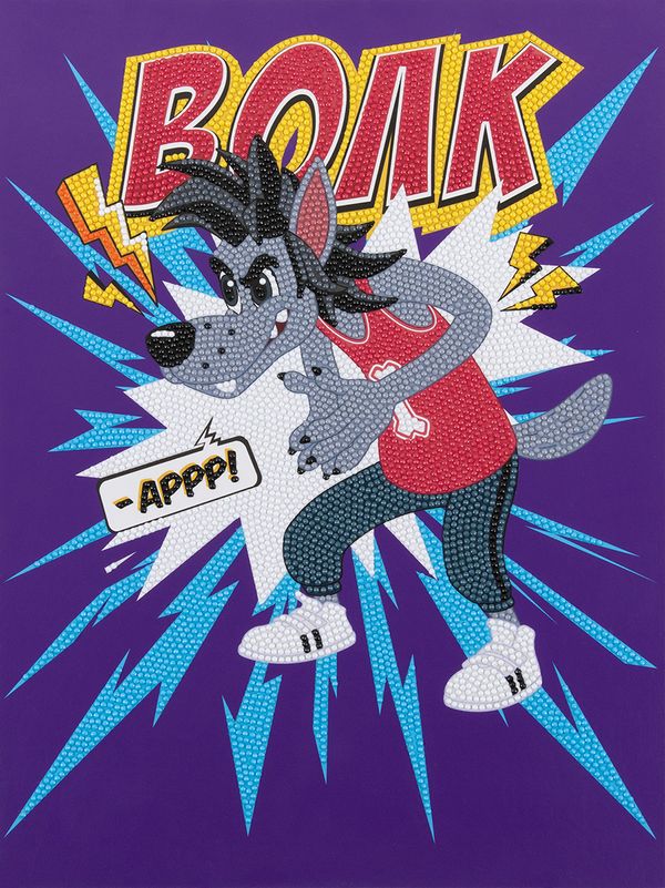 Кристальная (алмазная) мозаика Фрея CMF-ALBP-248, постер, Ну, заяц, погоди!, 30х40 см