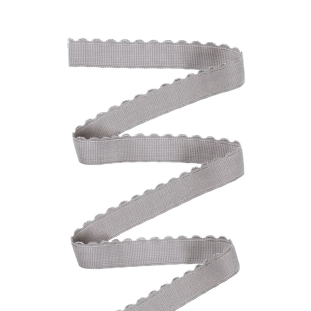 Резинка бельевая (отделочная) становая 12.0 мм / 25 метров, №006 серый, Blitz DT-15