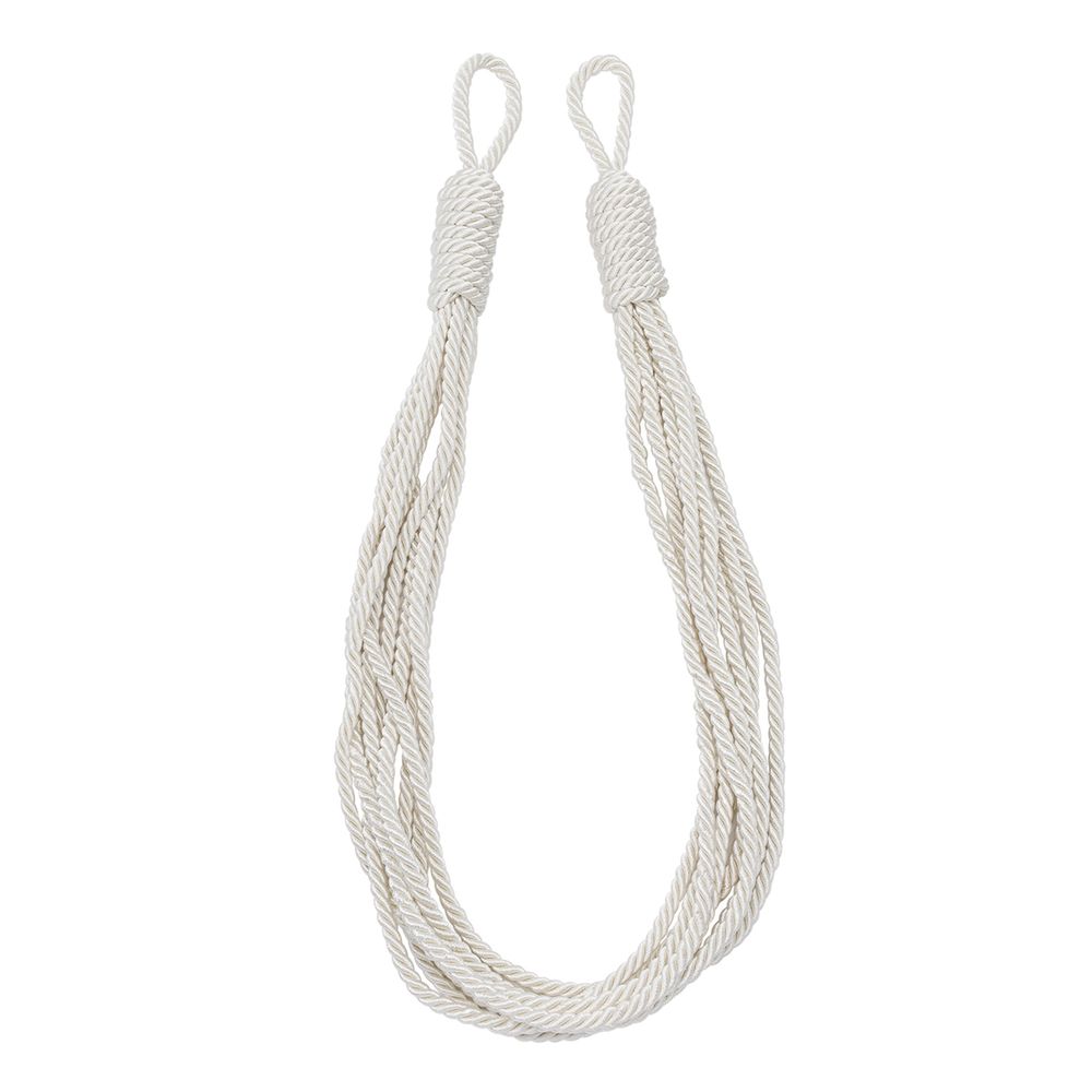 Подхваты шторные Каскад (L73см/ ширина 2см) (молочный), К-16