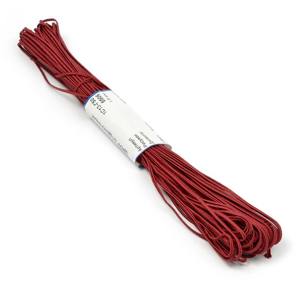 Шнур сутажный ⌀1.8 мм / 20 метров, бордо