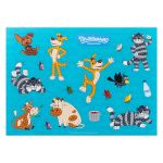 Алмазная (кристальная) мозаика Фрея CMF-ALVN-146, Союзмультфильм. Наклейки Однажды в Простоквашино, 19.5х14 см