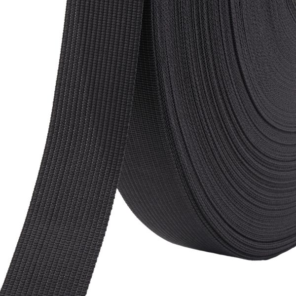 Тесьма (лента) окантовочная 26 мм / 50 метров, 7.8 г/м, 162 т.серый