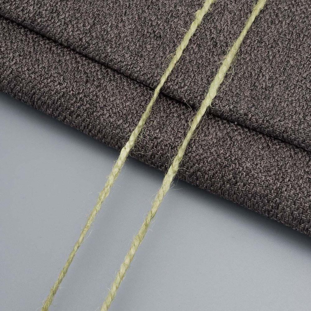 Шпагат джутовый ⌀1.4 мм / 100 метров (100 г), 2-ниточный, 1200 текс, евробобина, оливковый