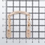 Цепочка-вешалка 105х7 мм, металл, Gold золото, 2 шт, MB196