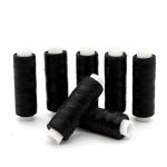 Нитки филаментные 100D/3, 182.9 м, набор, 7 катушек, Астра, 9020 черный