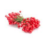 Тычинки для искусственных цветов 0,5х6см (красный)