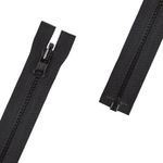 Молния трактор Т5 (5 мм) 1 зам., разъем., 75 см, реверсивный, 002 черный, G3051 Gamma, 10 шт