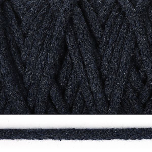 Шнур круглый х/б ⌀6.0 мм / 50 метров, 2109 т.джинс