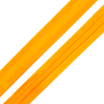 Бейка косая атласная 15 мм, 5 метров, 6039 оранжево-желтый
