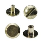 Винт кобурный металл ⌀9 мм, h5 мм, золото, 50 шт