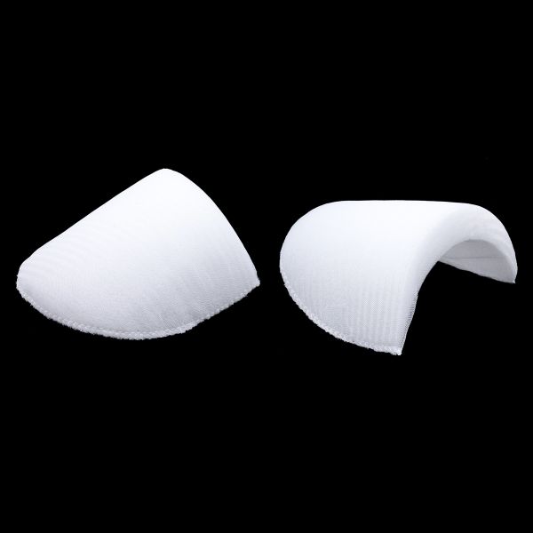 Плечевые накладки (подплечники) втачные твердые 120х175х20 мм, белый, 50 пар