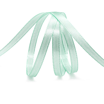 Лента атласная 1-сторонняя 6.0 мм / 22.86±1 метров, 097 св. бирюзовый, Globus